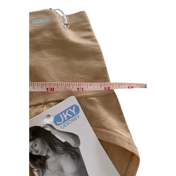 NWT Jockey JKY Beige Slimming Brief Everyday Muffin Tamer Size Large Panties - Picture 11 of 11